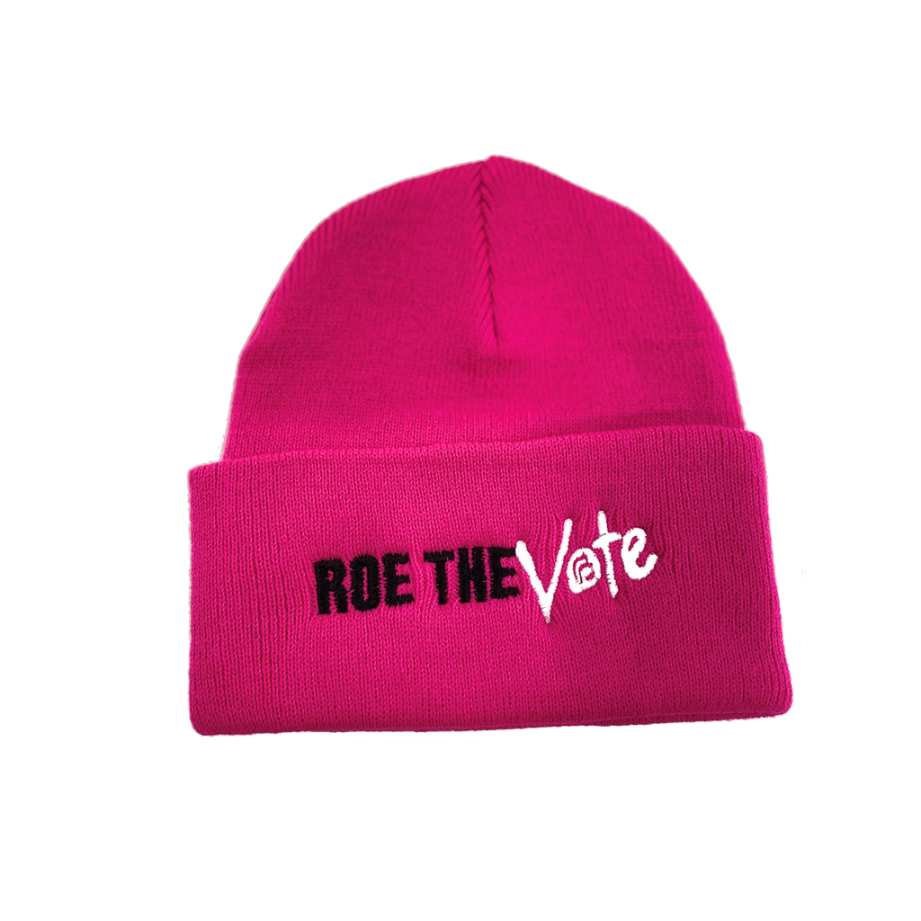 Pink Roe The Vote Beanie